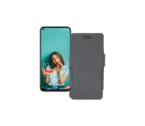 Купить - чехол для смартфона  Чехол-книга из экокожи для телефона Oukitel C21 2020 Серый
