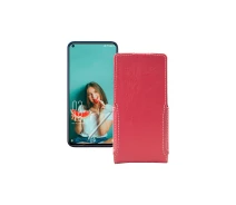 Купить - чехол для смартфона  Чехол-флип из экокожи для телефона Oukitel C21 2020 Красный