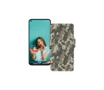 Купить - чехол для смартфона  Чехол-книга из экокожи для телефона Oukitel C21 2020 Хаки-зеленый