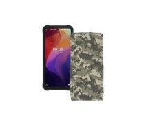 Купить - чехол для смартфона  Чехол-флип из экокожи для телефона Oukitel WP17 Хаки-зеленый
