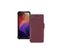 Купить - чехол для смартфона  Чехол-книга из экокожи для телефона Oukitel WP17 Бордовый