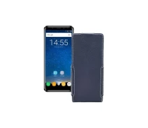 Купить - чехол для смартфона  Чехол-флип из экокожи для телефона Oukitel K5000 Черный глянец