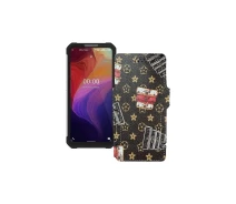 Купить - чехол для смартфона  Чехол-книга из экокожи для телефона Oukitel WP17 Луи-Витон-коричневый