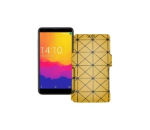 Купить - чехол для смартфона  Чехол-книга из экокожи для телефона Prestigio Muze J5 PSP5524 Золотой ромб