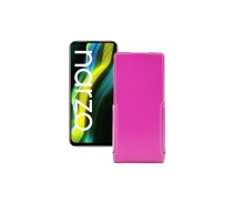 Купить - чехол для смартфона  Чехол-флип из экокожи для телефона Realme Narzo Розовый