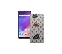 Купить - чехол для смартфона  Чехол-флип из экокожи для телефона Prestigio S Max 7610 Dual Slim Луи-Витон-белый