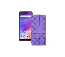 Купить - чехол для смартфона  Чехол-флип из экокожи для телефона Prestigio S Max 7610 Dual Slim Фиолетовый ромб