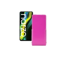 Купить - чехол для смартфона  Чехол-флип из экокожи для телефона Realme Narzo 50 Розовый
