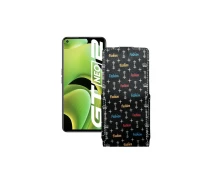 Купить - чехол для смартфона  Чехол-флип из экокожи для телефона Realme GT Neo 2 2021 Фэшн черный