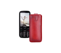 Купить - чехол для смартфона  Вытяжка из кожи для телефона Sigma Comfort 50 Optima Красный