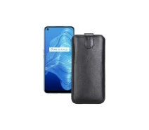 Купить - чехол для смартфона  Вытяжка из кожи для телефона Realme V5 5G Черный
