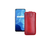 Купить - чехол для смартфона  Вытяжка из кожи для телефона Realme V5 5G Красный