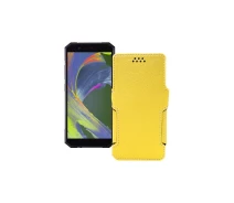 Купить - чехол для смартфона  Чехол-книга из экокожи для телефона Sigma X-treme PQ53 Желтый