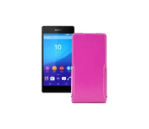 Купить - чехол для смартфона  Чехол-флип из экокожи для телефона Sony Xperia Z3 Plus E6553 Розовый