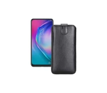 Купить - чехол для смартфона  Вытяжка из кожи для телефона Tecno Camon 15 Premier Черный