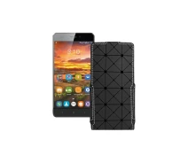 Купить - чехол для смартфона  Чехол-флип из экокожи для телефона S-Tell M510 Черный ромб