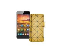Купить - чехол для смартфона  Чехол-книга из экокожи для телефона S-Tell M510 Золотой ромб