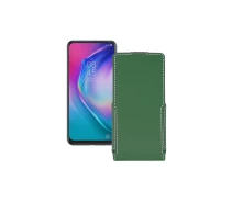 Купить - чехол для смартфона  Чехол-флип из экокожи для телефона Tecno Camon 15 Premier Темно-зеленый