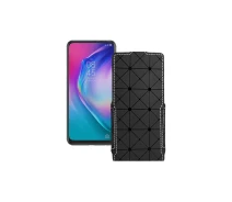 Купить - чехол для смартфона  Чехол-флип из экокожи для телефона Tecno Camon 15 Pro Черный ромб