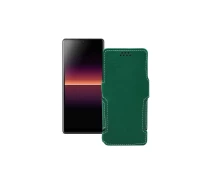Купить - чехол для смартфона  Чехол-книга из экокожи для телефона Sony Xperia L4 Темно-зеленый