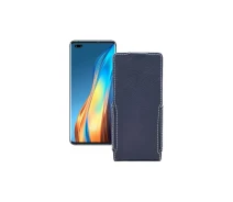 Купить - чехол для смартфона  Чехол-флип из экокожи для телефона Tecno Phantom X Черный глянец