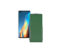 Купить - чехол для смартфона  Чехол-флип из экокожи для телефона Tecno Phantom X Темно-зеленый