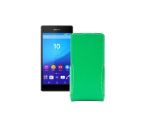 Купить - чехол для смартфона  Чехол-флип из экокожи для телефона Sony Xperia Z3 Plus E6553 Зеленый