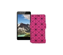 Купить - чехол для смартфона  Чехол-книга из экокожи для телефона TP-Link Neffos C5a Розовый ромб