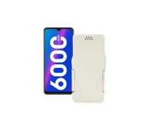 Купить - чехол для смартфона  Чехол-книга из экокожи для телефона Tecno Spark 6 Air Белый
