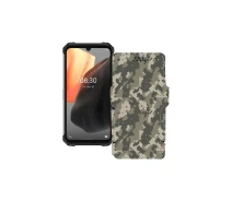 Купить - чехол для смартфона  Чехол-книга из экокожи для телефона Ulefone Armor 8 Pro Хаки-зеленый