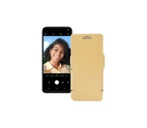 Купить - чехол для смартфона  Чехол-книга из экокожи для телефона Tecno Spark 10C Бежевый