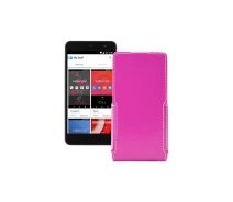 Купить - чехол для смартфона  Чехол-флип из экокожи для телефона Wileyfox Swift Розовый