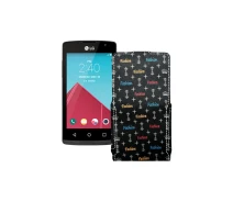 Купить - чехол для смартфона  Чехол-флип из экокожи для телефона LG Classic (L18VC) Фэшн черный