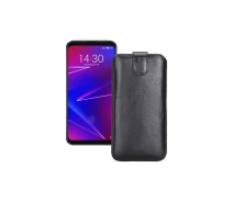 Купить - чехол для смартфона  Вытяжка из кожи для телефона Meizu 16th Черный