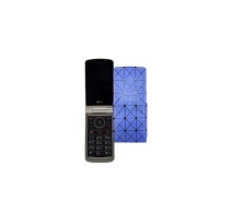Купить - чехол для смартфона  Чехол-флип из экокожи для телефона LG G360 Синий ромб