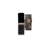 Купить - чехол для смартфона  Чехол-книга из экокожи для телефона LG G360 Луи-Витон-коричневый