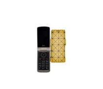 Купить - чехол для смартфона  Чехол-книга из экокожи для телефона LG G360 Золотой ромб
