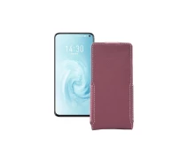 Купить - чехол для смартфона  Чехол-флип из экокожи для телефона Meizu 17 Бордовый
