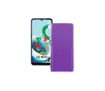 Купить - чехол для смартфона  Чехол-флип из экокожи для телефона LG W31 Plus Фиолетовый