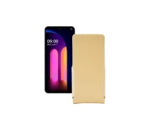 Купить - чехол для смартфона  Чехол-флип из экокожи для телефона LG V60 ThinQ Бежевый