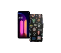 Купить - чехол для смартфона  Чехол-книга из экокожи для телефона LG V60 ThinQ Битлз