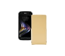 Купить - чехол для смартфона  Чехол-флип из экокожи для телефона LG X Venture Бежевый