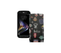 Купить - чехол для смартфона  Чехол-флип из экокожи для телефона LG X Venture Битлз