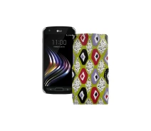 Купить - чехол для смартфона  Чехол-флип из экокожи для телефона LG X Venture Камни-цветные