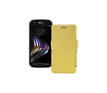 Купить - чехол для смартфона  Чехол-книга из экокожи для телефона LG X Venture Золотой