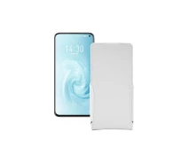 Купить - чехол для смартфона  Чехол-флип из экокожи для телефона Meizu 17 Белый