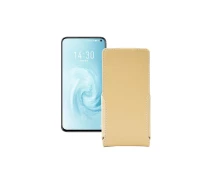 Купить - чехол для смартфона  Чехол-флип из экокожи для телефона Meizu 17 Бежевый