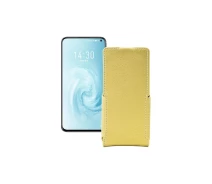 Купить - чехол для смартфона  Чехол-флип из экокожи для телефона Meizu 17 Золотой