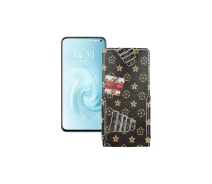 Купить - чехол для смартфона  Чехол-флип из экокожи для телефона Meizu 17 Луи-Витон-коричневый