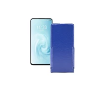 Купить - чехол для смартфона  Чехол-флип из экокожи для телефона Meizu 17 Синий